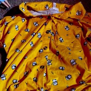 Yellow panda shirt